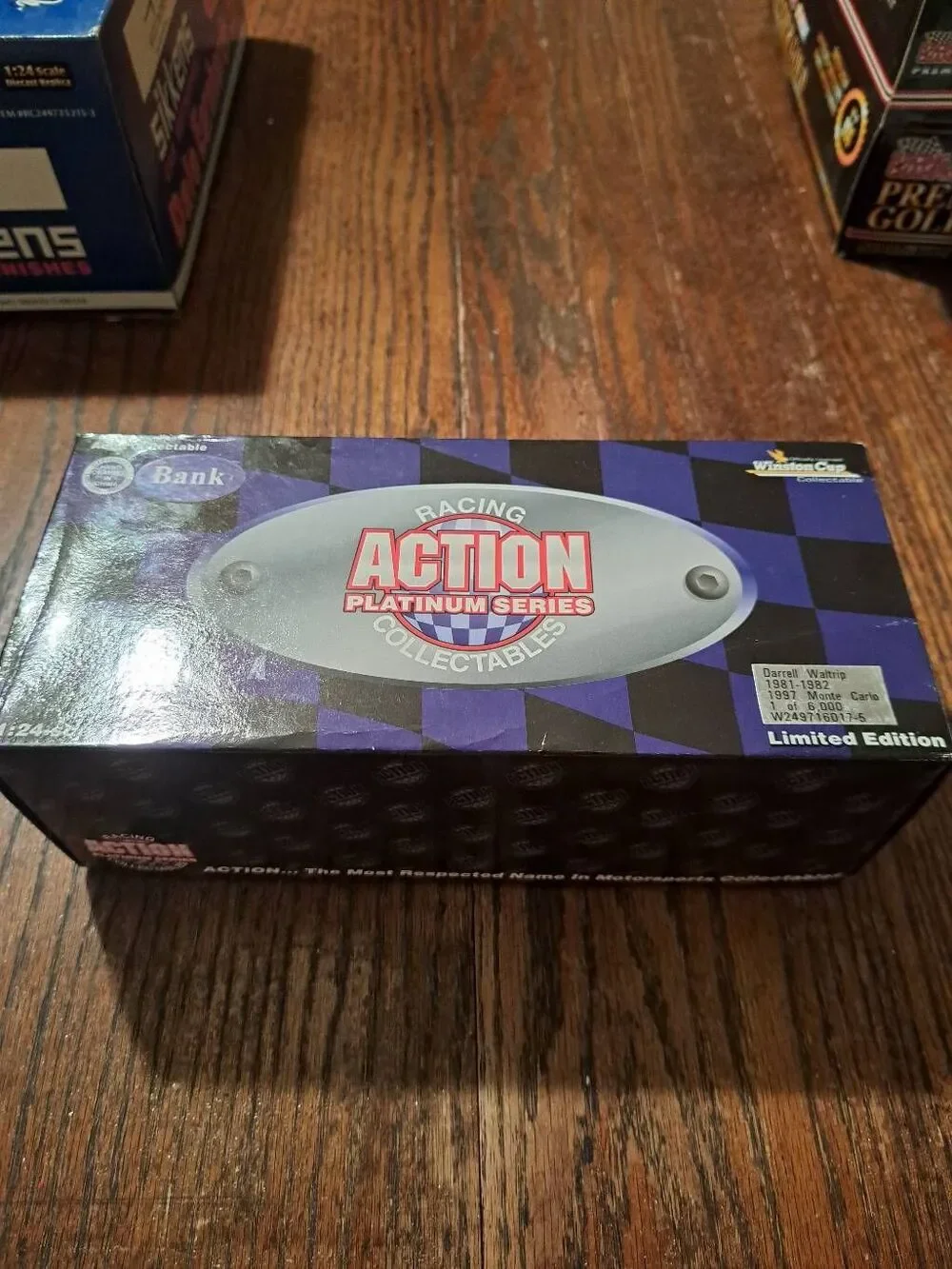 Vintage 96 Action Darrell Waltrip Part America Die Cast Nascar Race Car Bank